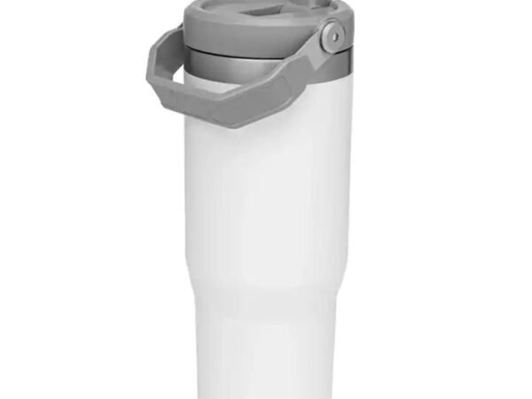 H363cf297220947848ba840ccda6ec7961.jpg Custom 20OZ 30oz Straw Travel Tumbler Stainless Steel Vacuum Insulated Tumbler With Portable Handle