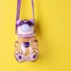 Spout Large Capacity 750ml Children Gift Plastic Drinking Water Bottle Cartoon Bear Back