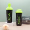 Advertisement Gift 700ml Portable Black Bpa Free Recycled Gym Workout Sports Plastic Protein Shaker Tumbler Bottle