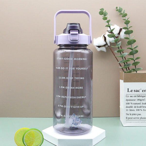 JZYZ Travel Sublimation Private Label 19 Liter 5 Gallon Tea Infuser Kids Cute Wholesale Square Glass Water Bottle Portable