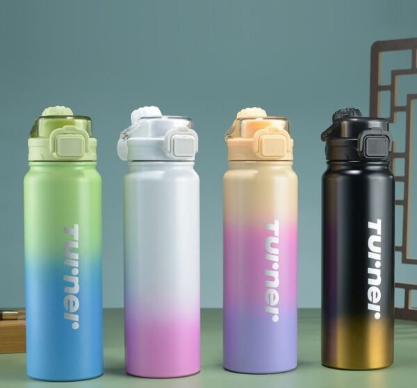 New Style 304 Stainless Steel Thermos Cup, Gradient Color, High Appearance, Space Pot